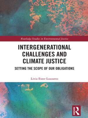 cover image of Intergenerational Challenges and Climate Justice